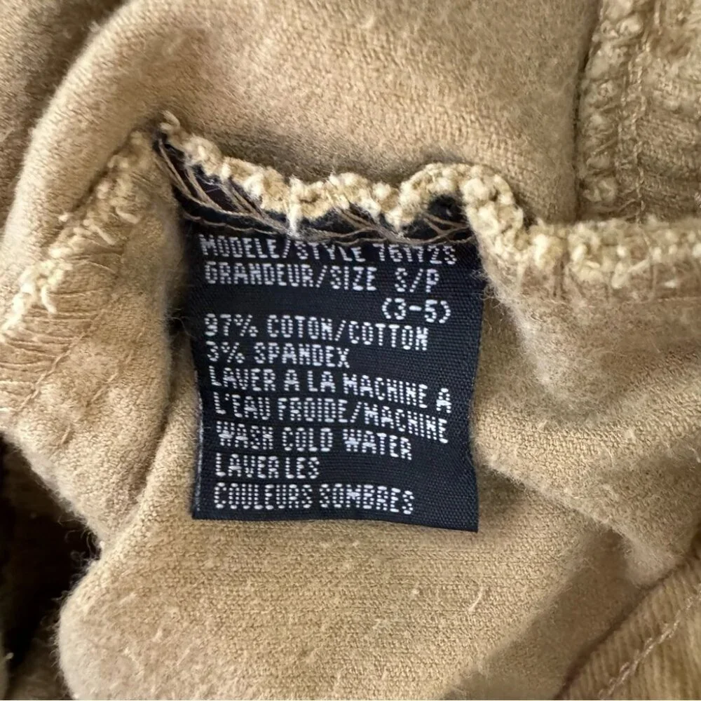 Skirt corduroy ruffle frill tiered brown tan soft velour velvet vintage retro